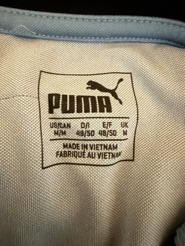 PUMA Jersey Mens Medium Blue Short Sleeve Uruguay Shirt World Cup 2018 Soccer - 第 8/9 張圖片