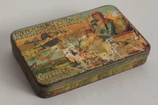 Dimitrino Luxor Cairo Egypt Orientalist Sheet Metal Cigarette Box (62079)