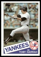 1985 Topps #94 Toby Harrah New York Yankees baseball card