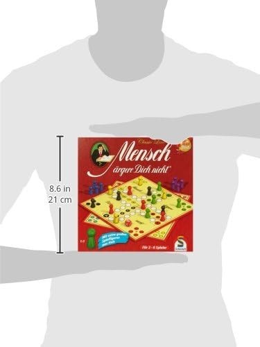 Schmidt Spiele 49330 Classic Line Mensch aerger Dich Nicht Holzfiguren XL01 - Bild 5 von 12