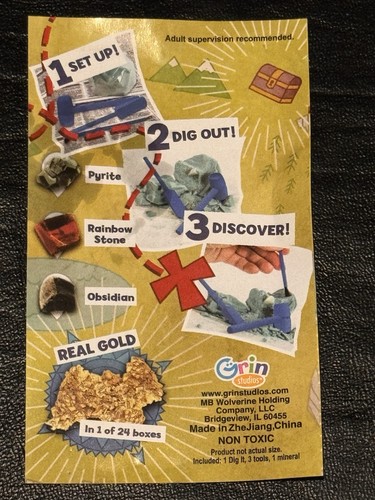 Super Gold Dig It! Chance für echtes Gold oder Edelsteine Grinstudios NEU versiegelt - Bild 4 von 9