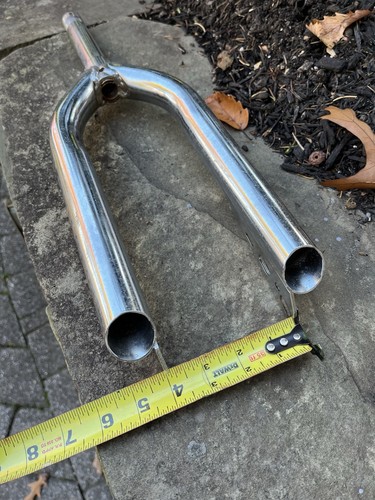 Vintage BMX Fork 20”/ 1 in Threaded Old School BMX Chrome 1970s 1980s Unknown - Picture 6 of 9