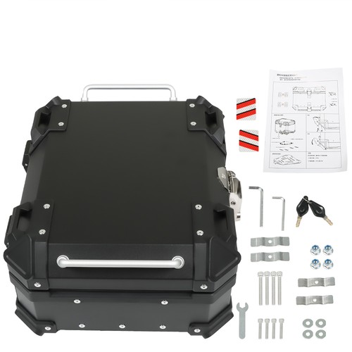 Caja de herramientas trasera maletero aluminio motocicleta maletero tour cola bloqueo 22L nueva - Imagen 4 de 17