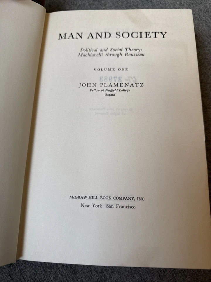 Man In Contemporary Society Volume I Columbia University Press 1955 exlibrary - Image 3 of 4