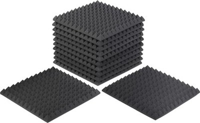 Auralex 2 Zoll Studioschaum Pyramiden 2 x 2 Fuß Akustikplatte 12er-Pack -...
