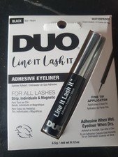 DUO Line It Lash It 2-in-1 Eyeliner & False Eyelash Adhesive - Black 3.5g