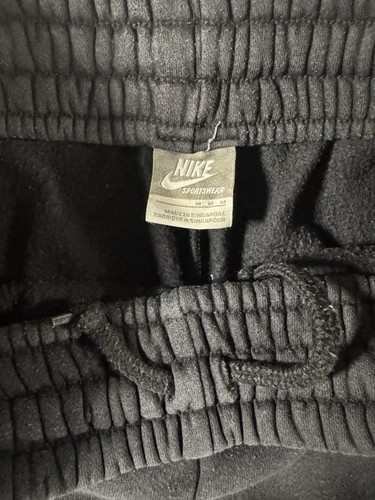 Vintage Nike Sweatpants Men’s M Black Drawstring Silver Tag Loose Baggy - Picture 8 of 19