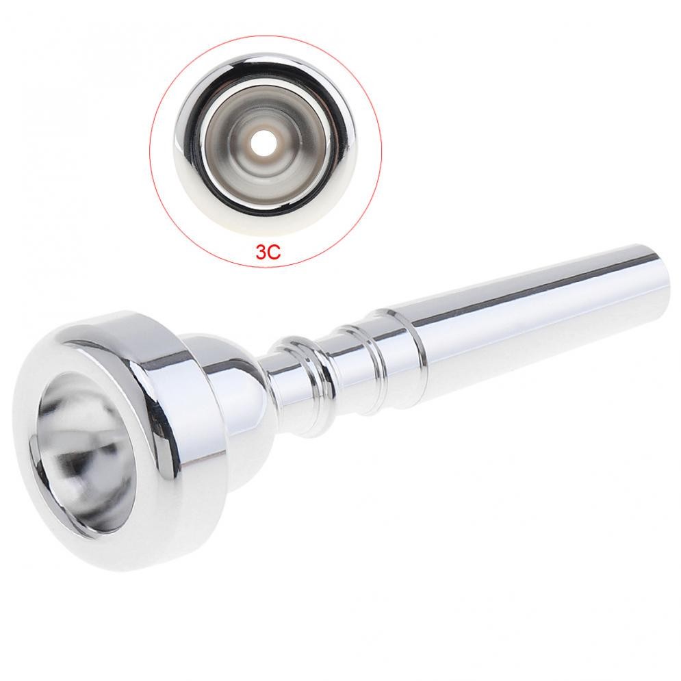 Trompetenmundstück der Größe 3C, kleines Musikinstrument, Trompetenmundstück mit