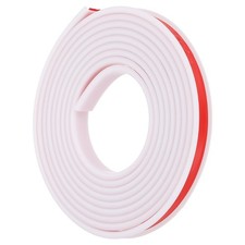 16.4Ft U-Shape Edge Banding Furniture Edge Protector White (12mm/0.47")