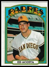 1972 Topps #123 Ed Acosta San Diego Padres