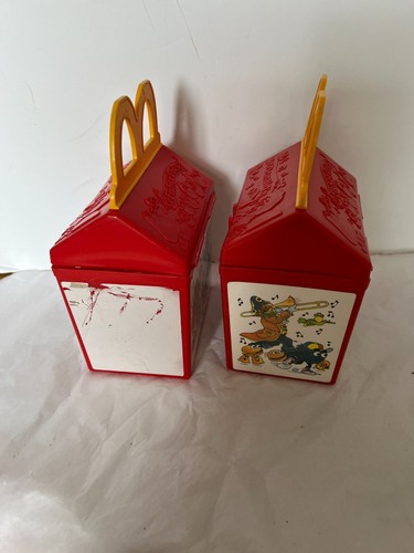 2-Vintage 1989 McDonalds Fisher Price Happy Meal Brotdose Spielzeug Sammlerstück - Bild 2 von 5