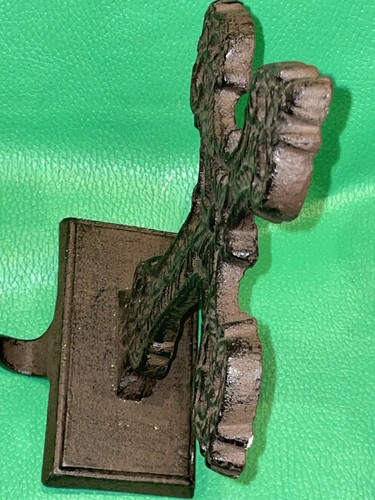 Gusseisen Metall Kreuz Mantel Regal Aufhänger Weihnachten Strumpf Halter - Bild 6 von 10