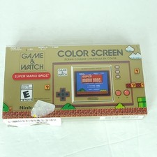 Nintendo Game & Watch Super Mario Bros Color Screen Handheld Console New Sealed