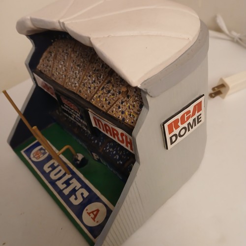 RCA Dome Replica MARSH Light Up Indianapolis COLTS RARE Dome Gone Sponsor Gone - Picture 5 of 10