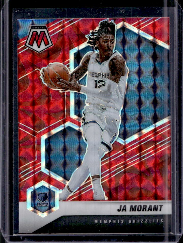 2020-21 Mosaic Ja Morant Red #40 Grizzlies