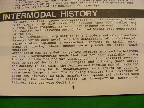 Lionel 6-12781 NORFOLK & WESTERN INTERMODAL CRANE - 1989 NEW OLD STOCK  A-3 - Picture 18 of 22