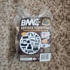 BMC Toys Antique Furniture Traditional Plastic Playset Accessories