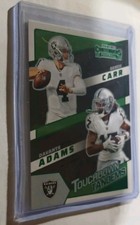 2022 Contenders TD Tandems Emerald #TDT-LV Davante Adams D Carr FOOTBALL Card 3I