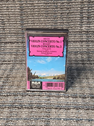 Bruch Violin Concerto No 1 Mozart Violin Concerto No 3 Cassette 1982 RCA