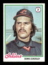1978 Topps Baseball 122 Dennis Eckersley VGEX-EX-EXMT BXCP41