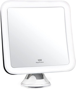 Fancii 10X Magnifying Lighted Makeup Mirror - Daylight LED Vanity Mirror - Compa
