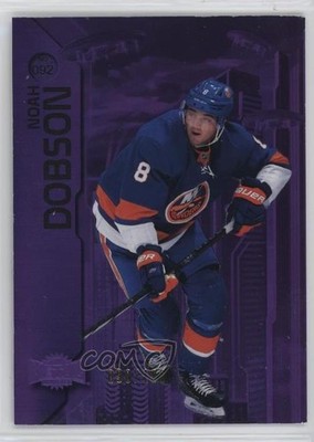2023-24 Skybox Metal Universe Purple Spectrum FX 90/199 Noah Dobson #092 1n7a