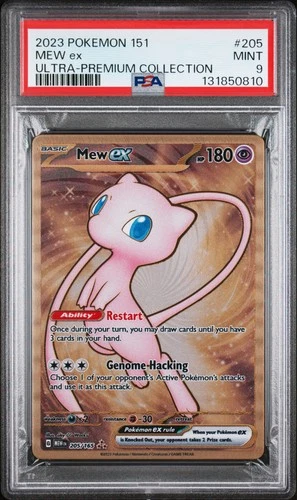 2023 POKEMON 151 ULTRA-PREMIUM COLLECTION #205 MEW EX PSA 9