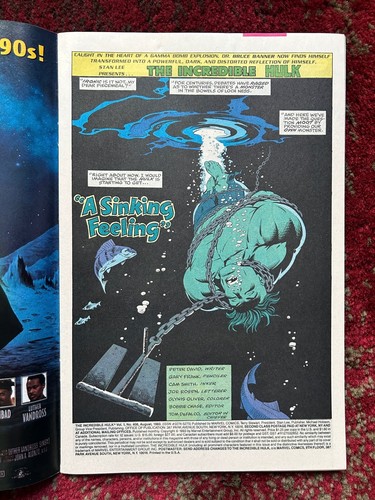 Lote de 4 cómics de Marvel de The Incredible Hulk #405 - #408 de Peter David 1993 - Imagen 19 de 24