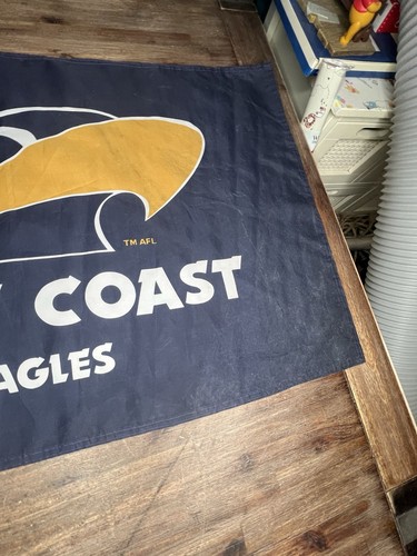 Vintage West Coast Eagles Flag Afl - Picture 4 of 15