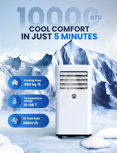 Portable Air Conditioners, 10000 BTU Air Conditioner Portable for Room up to ... - Picture 2 of 7