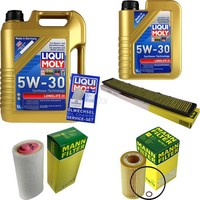 Inspektionskit Filter Liqui Moly ÖL 6L 5W-30 FüR Bmw 3Er E46 320D 318D 318Td