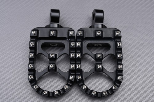 Pair of Alu Front Footrests HARLEY DAVIDSON SOFTAIL SPRINGER 1340 1988-2000 - Picture 2 of 6