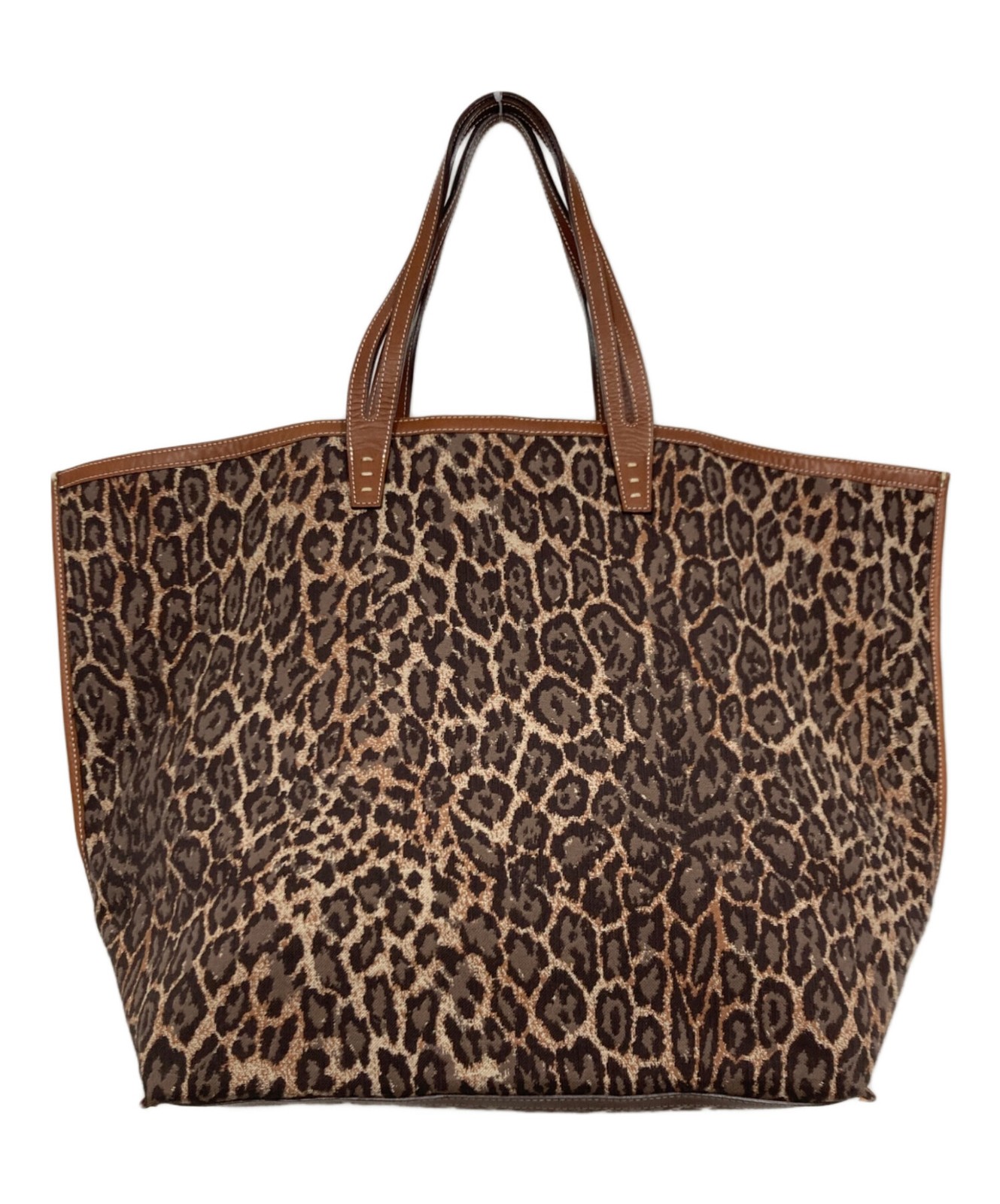 A VACATION Leopard-print large tote bag Japan Made