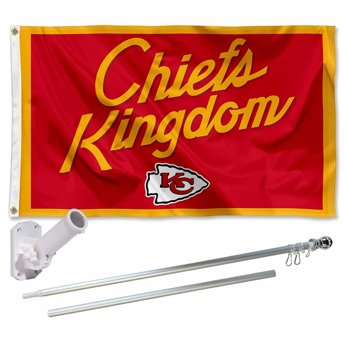 Kansas City Chiefs WinCraft Flags, Chiefs Garden Flags, Gnomes