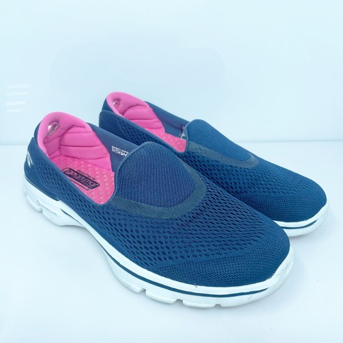 Skechers Go Walk 3 13994 blaue Damen-Laufschuhe Turnschuhe Größe 6,5 - Bild 10 von 12