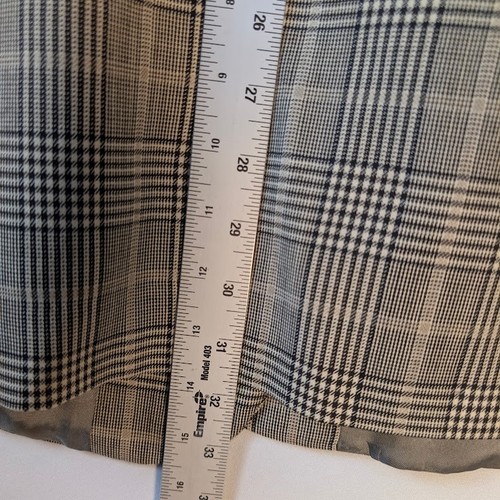 VALENTINO UOMO SPORT MANTEL 44R GLEN KARIERT WOLLE BLAZER JACKE SAKS 5TH AVE MÄNGEL - Bild 9 von 12