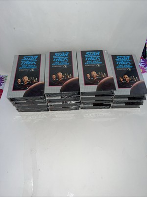 Vintage Star Trek VHS The Next Generation Collector s Edition Set of 15