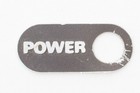 vintage Commodore 64 POWER case badge