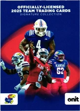 2025 Kansas Jayhawks Football Onit Athlete Base Set  Pick a Card - New for 2025!