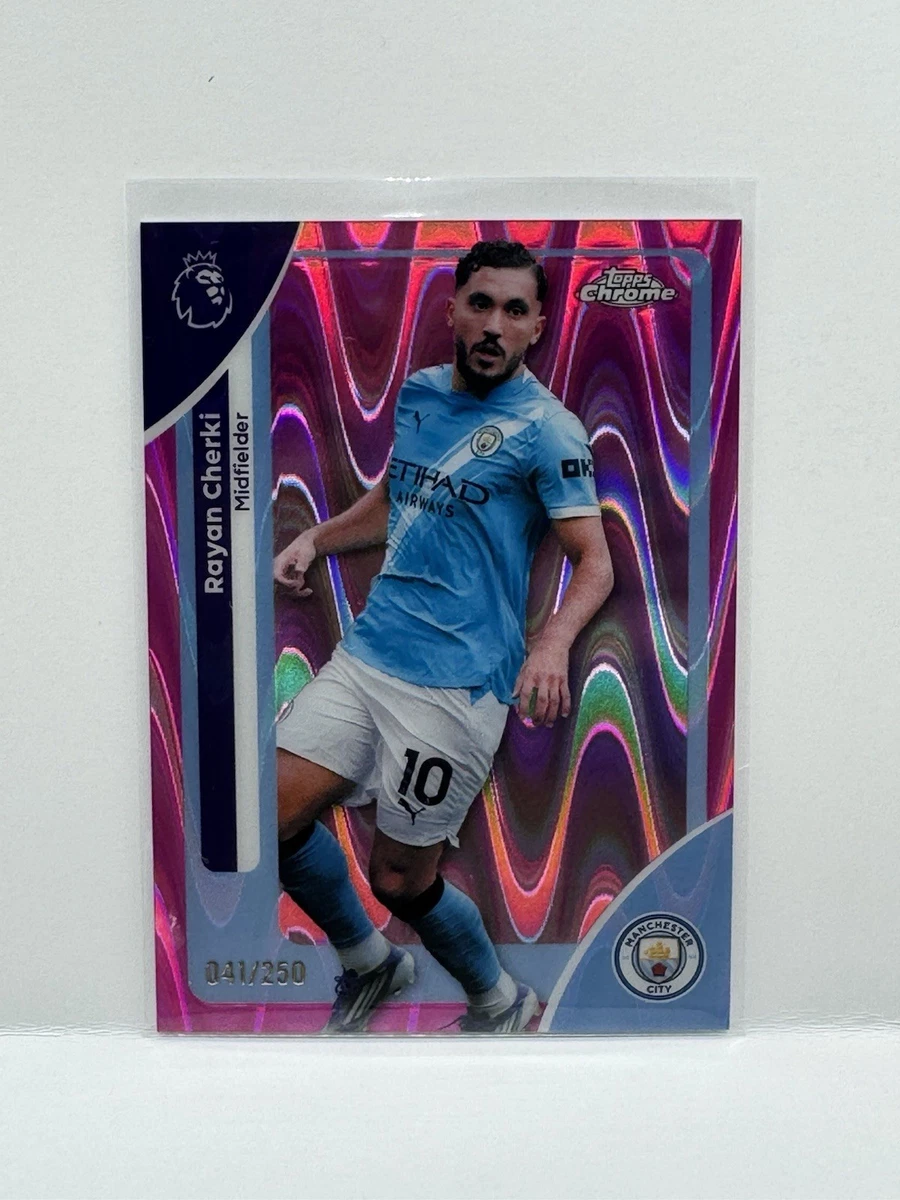 25+ Topps Chrome Premier League Rayan Cherki #126 Trading Card