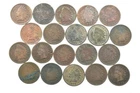 Lot 20 1800's 1890-1899 Indian Head Penny Cents US Coin Collection 2/5 Roll *331
