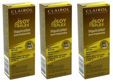 Clairol Liquicolor Permanent Haircolor 6G/74G Dark Golden Blonde 2oz X 3 Packs