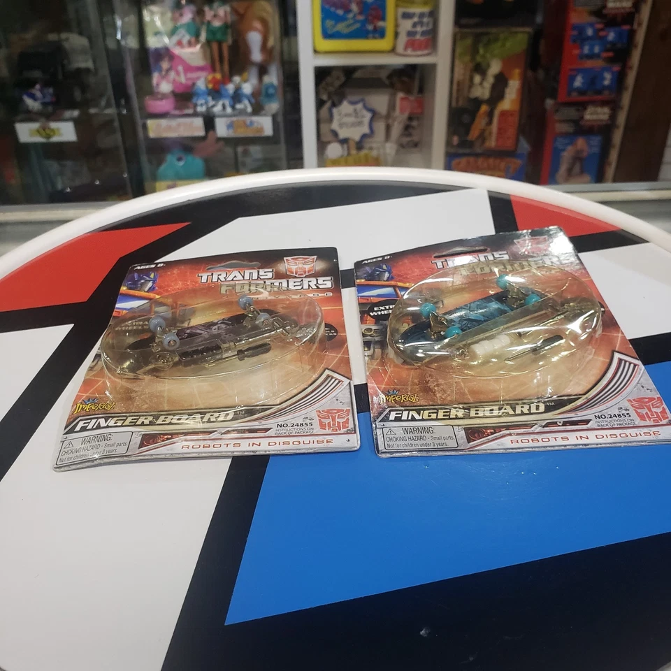 Transformers Universe Optimus Prime Megatron Fingerboard Set Of 2 New MOC r - Image 4 of 4