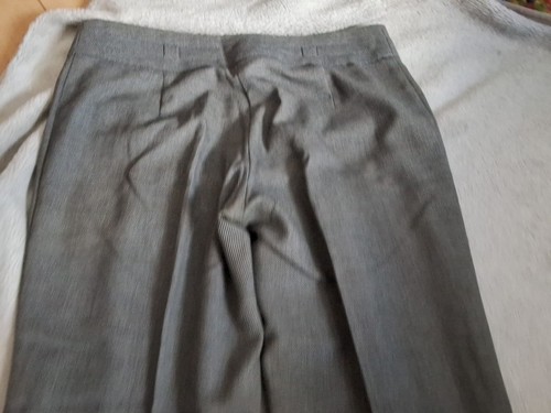 Ladies Black Mix Work Trousers Size 14 Medium - Picture 7 of 8