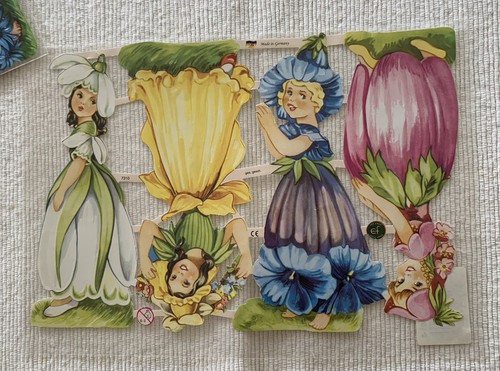 3 Sätze Schöne Blumenkinderoblaten Von Ernst Freihoff - Bild 3 von 4