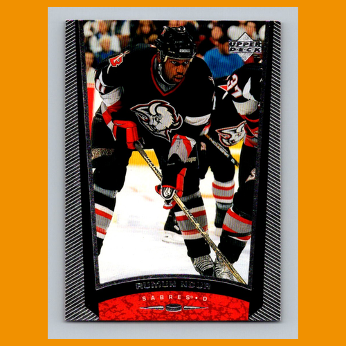 Rumun Ndur #229 1998 Upper Deck Buffalo Sabres Hockey Card NHL NM - Picture 1 of 3