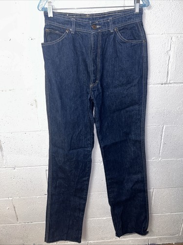 Oscar de la Renta, Vintage Oscar De La Renta Womens Jeans Sz 16 High Waist Raw Hem 1970s Mom Jeans