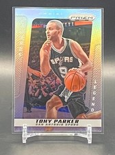 2024-25 Panini Prizm Deca Tony Parker Silver Prizm #212 Legends San Antonio Spur