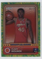 2024 Chrome McDonald's All American Tie-Dye Refractor 5/25 Flory Bidunga 0e6p