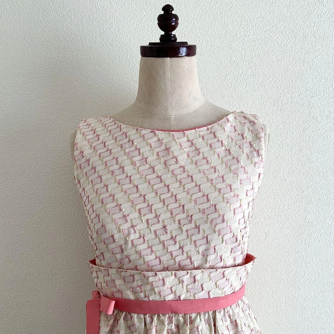 Abito RED VALENTINO occasione avorio nastro ricamato taglia 40